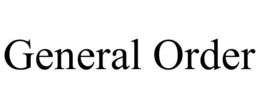GENERAL ORDER trademark