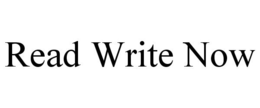 READ WRITE NOW trademark