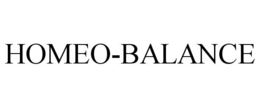 HOMEO-BALANCE trademark