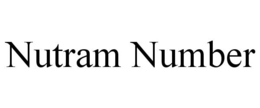 NUTRAM NUMBER trademark