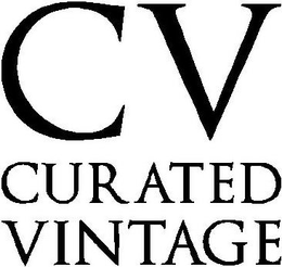 CV CURATED VINTAGE trademark