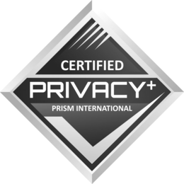CERTIFIED PRIVACY+ PRISM INTERNATIONAL trademark