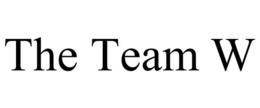THE TEAM W trademark