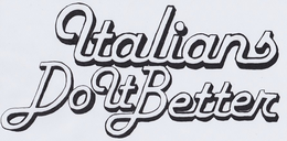 ITALIANS DO IT BETTER trademark
