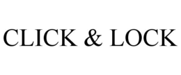 CLICK & LOCK trademark