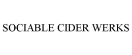 SOCIABLE CIDER WERKS trademark