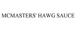 MCMASTERS' HAWG SAUCE trademark