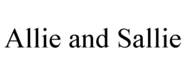 ALLIE AND SALLIE trademark