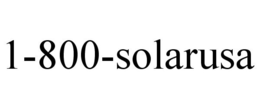 1-800-SOLARUSA trademark