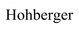 HOHBERGER trademark