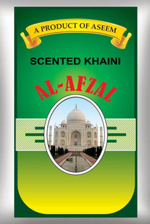 AL-AFZAL A PRODUCT OF ASEEM SCENTED KHAINI trademark