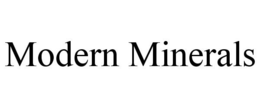 MODERN MINERALS trademark