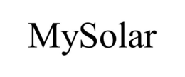 MYSOLAR trademark