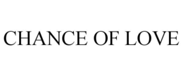 CHANCE OF LOVE trademark