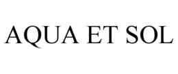 AQUA ET SOL trademark