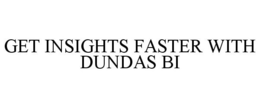 GET INSIGHTS FASTER WITH DUNDAS BI trademark
