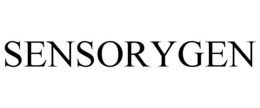 SENSORYGEN trademark