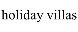 HOLIDAY VILLAS trademark