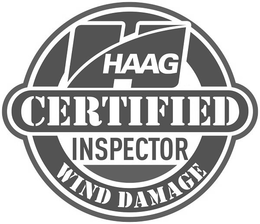 H HAAG CERTIFIED INSPECTOR WIND DAMAGE trademark