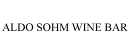 ALDO SOHM WINE BAR trademark