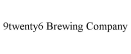 9TWENTY6 BREWING COMPANY trademark