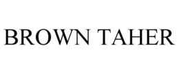 BROWN TAHER trademark