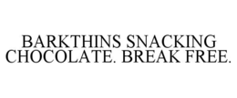 BARKTHINS SNACKING CHOCOLATE. BREAK FREE. trademark