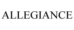 ALLEGIANCE trademark