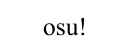 OSU! trademark