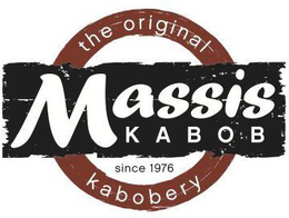 MASSIS KABOB THE ORIGINAL KABOBERY SINCE 1976 trademark