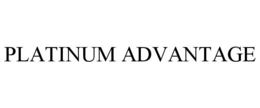 PLATINUM ADVANTAGE trademark