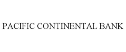 PACIFIC CONTINENTAL BANK trademark
