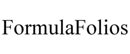 FORMULAFOLIOS trademark