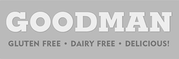 GOODMAN GLUTEN FREE · DAIRY FREE · DELICIOUS! trademark