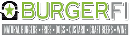 BURGERFI NATURAL BURGERS FRIES DOGS CUSTARD CRAFT BEERS WINE trademark