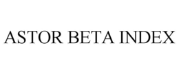 ASTOR BETA INDEX trademark
