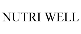NUTRI WELL trademark