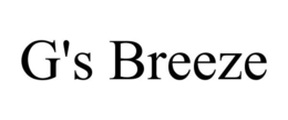 G'S BREEZE trademark