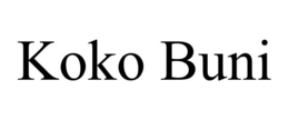 KOKO BUNI trademark