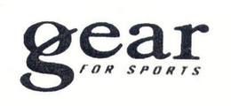 GEAR FOR SPORTS trademark