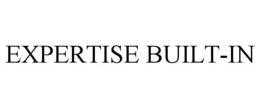 EXPERTISE BUILT-IN trademark