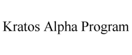 KRATOS ALPHA PROGRAM trademark