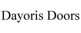 DAYORIS DOORS trademark