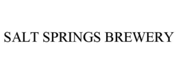 SALT SPRINGS BREWERY trademark
