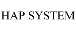 HAP SYSTEM trademark