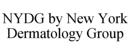 NYDG BY NEW YORK DERMATOLOGY GROUP trademark