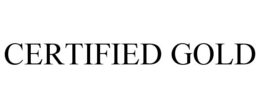 CERTIFIED GOLD trademark