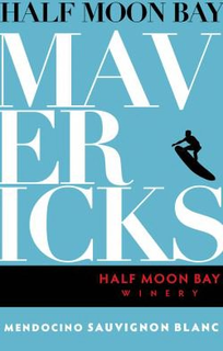 HALF MOON BAY WINERY MAVERICKS MENDOCINO SAUVIGNON BLANC trademark