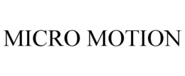 MICRO MOTION trademark