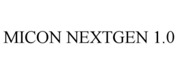 MICON NEXTGEN 1.0 trademark
